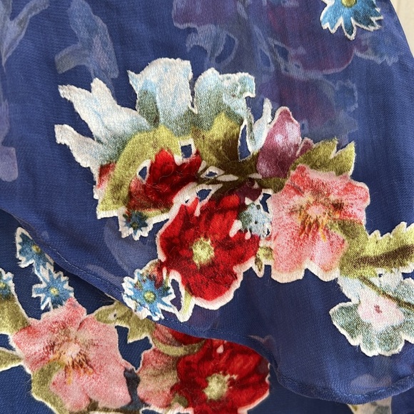 Alice + Olivia Electra Ruffled Floral Midi Dress - Picture 13 of 14